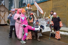 Faschingsumzug, Gruppenfoto