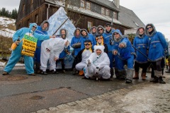 Faschingsumzug, Gruppenfoto