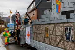 Faschingsumzug, Gruppenfoto