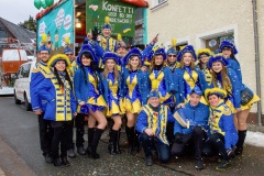 Faschingsumzug, Gruppenfoto