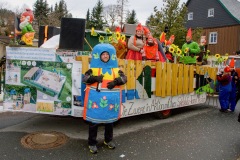 Faschingsumzug, Gruppenfoto
