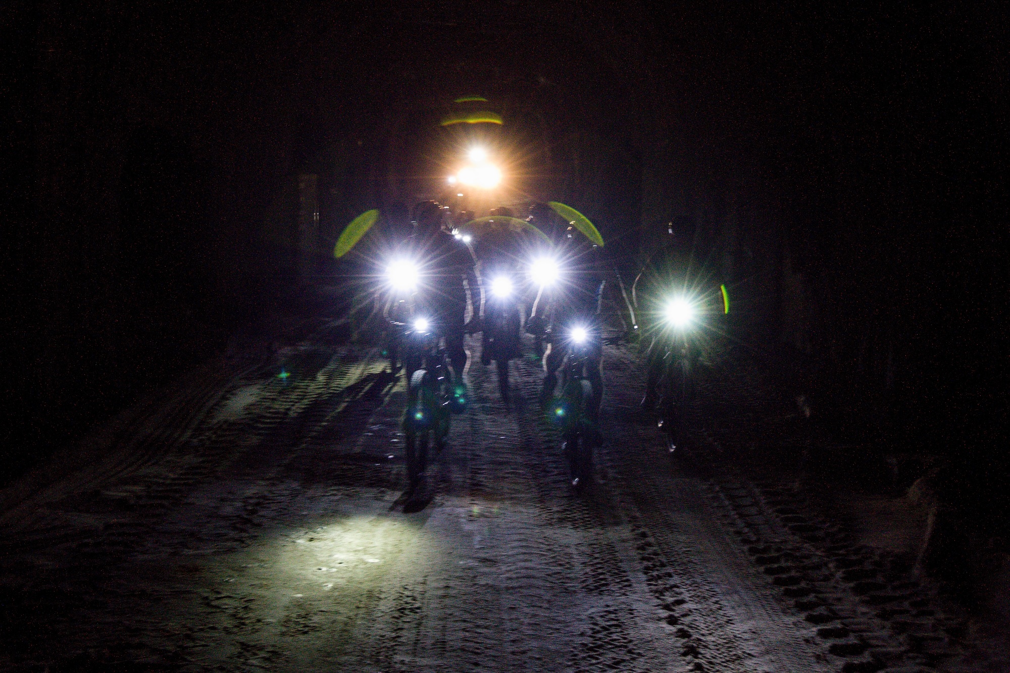 Biketour, 700m unter der Erdoberfläche