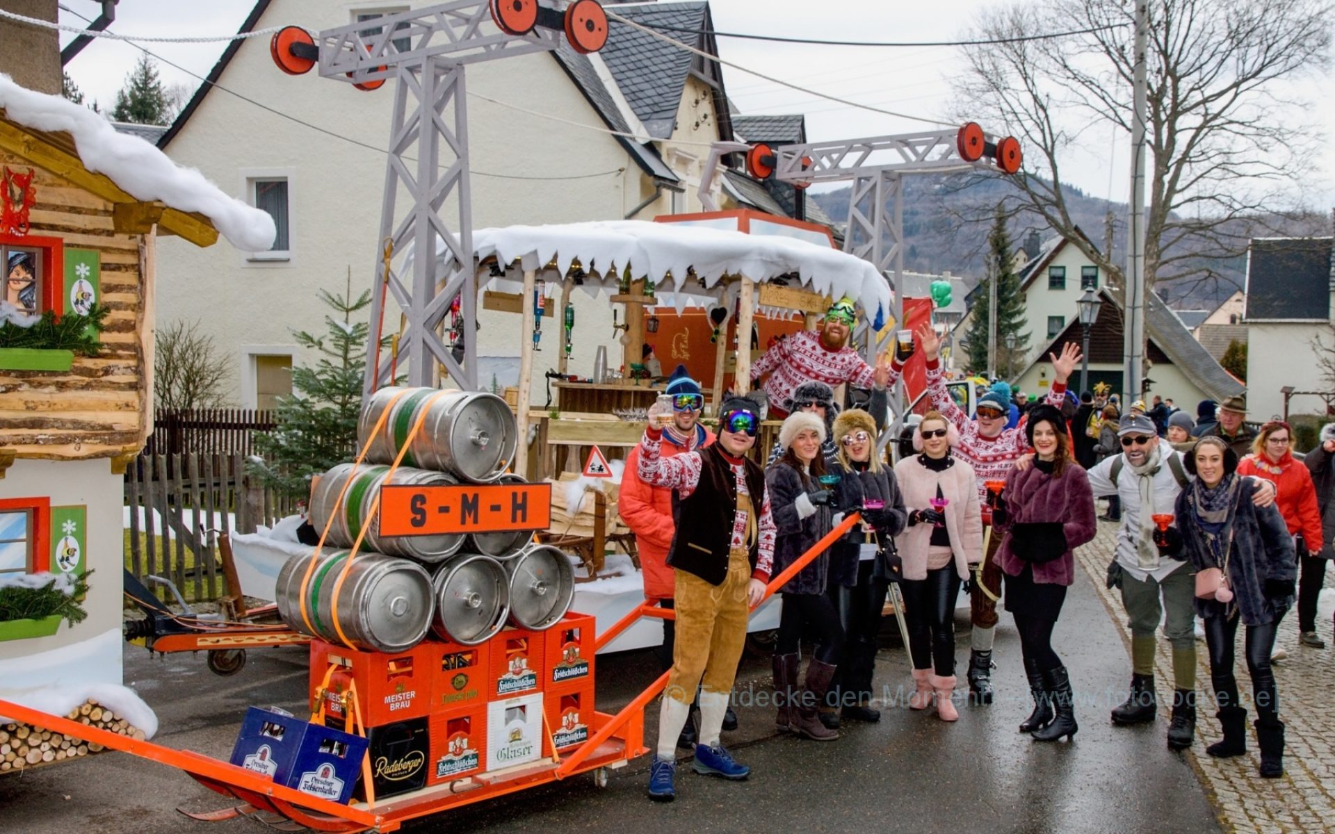 Après-Ski-Straßenparty